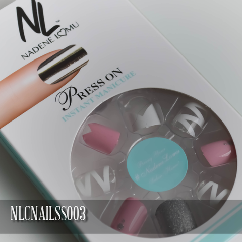 NLC Press On Manicure Mixed Design Style SS003