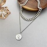 Vintage Multi-layer Coin Chain & Choker Necklace