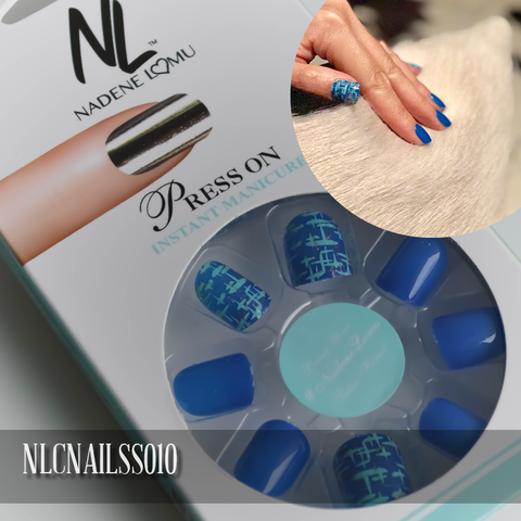 NLC Press On Manicure Mixed Design Style SS010