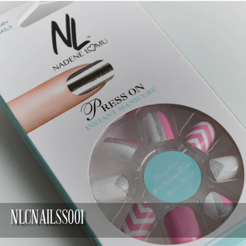 NLC Press On Manicure Mixed Design Style SS001