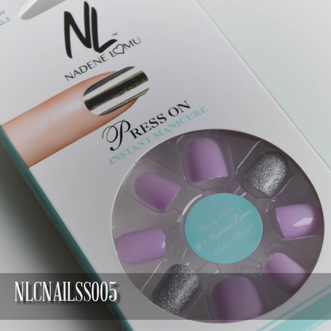 NLC Press On Manicure Mixed Design Style SS005