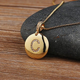 Gorgeous Gold Initial Pendant Necklace